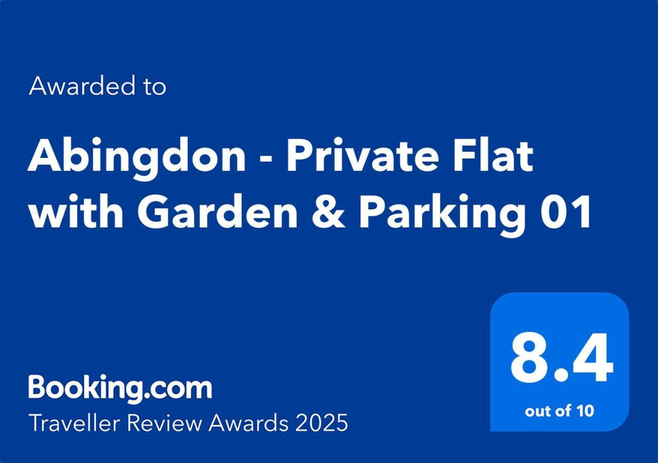 Abingdon - Private Flat With Garden & Parking 01 Apartment Ngoại thất bức ảnh